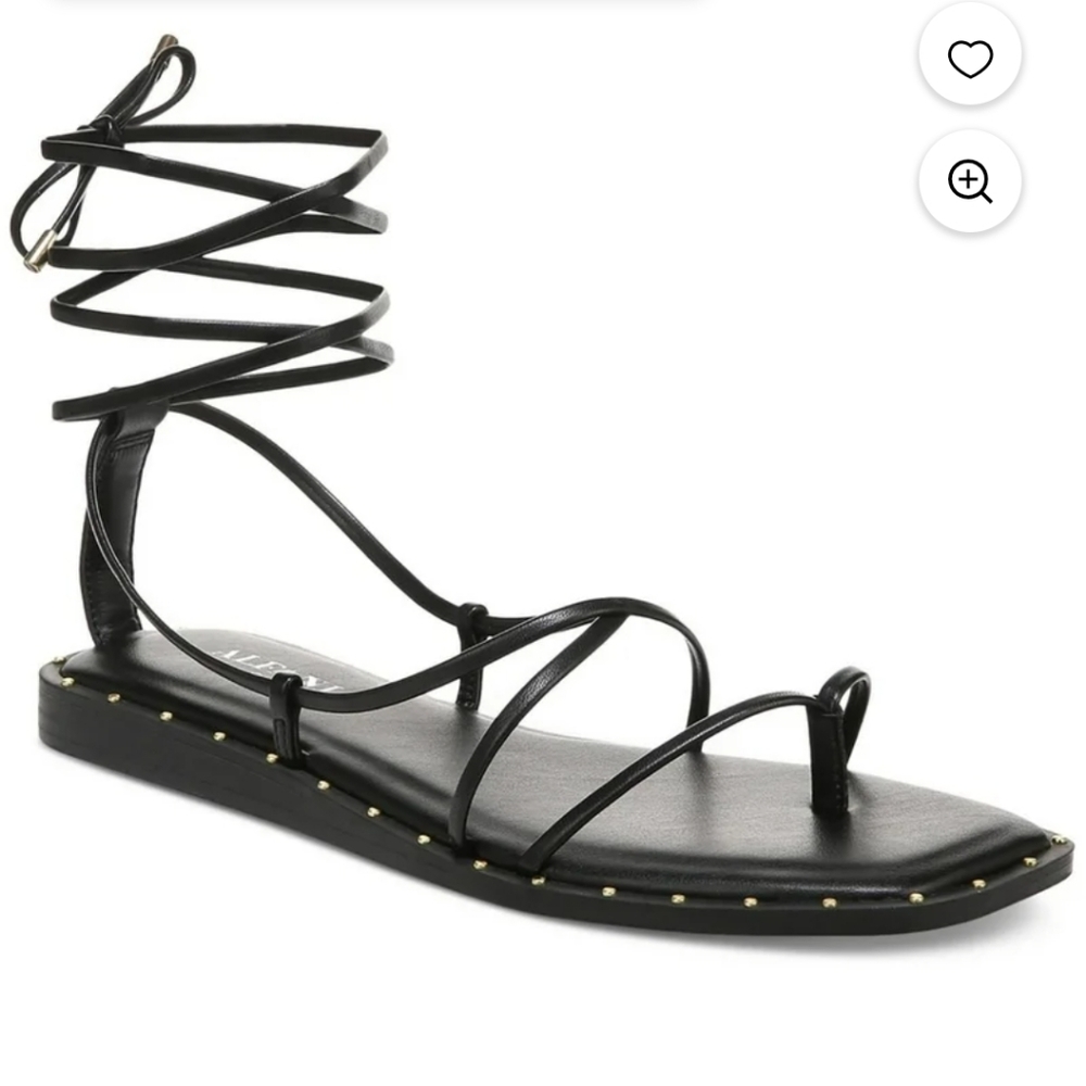 Black Strappy Sandals
